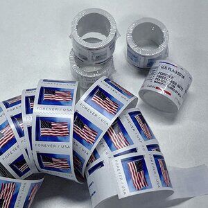 1000 forever stamps of 2019 Mail U.S.A. Flag Postage